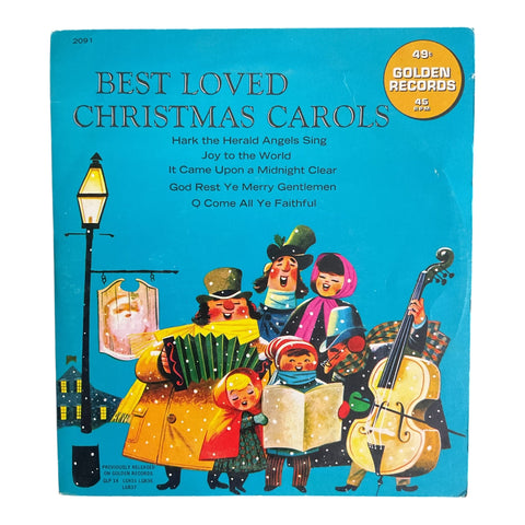 Vintage 1966 Childrens Christmas Carols Golden Record 45 RPM
