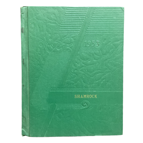 1953 Summerfield Kansas High School Yearbook The Shamrock Senior Photos
