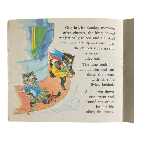 The Cat that would be King Vintage 1964 Saalfield Softcover Children’s Book