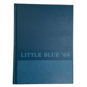 The Little Blue Vintage 1968 Fairbury Nebraska College Yearbook Photos History - Avid Vintage