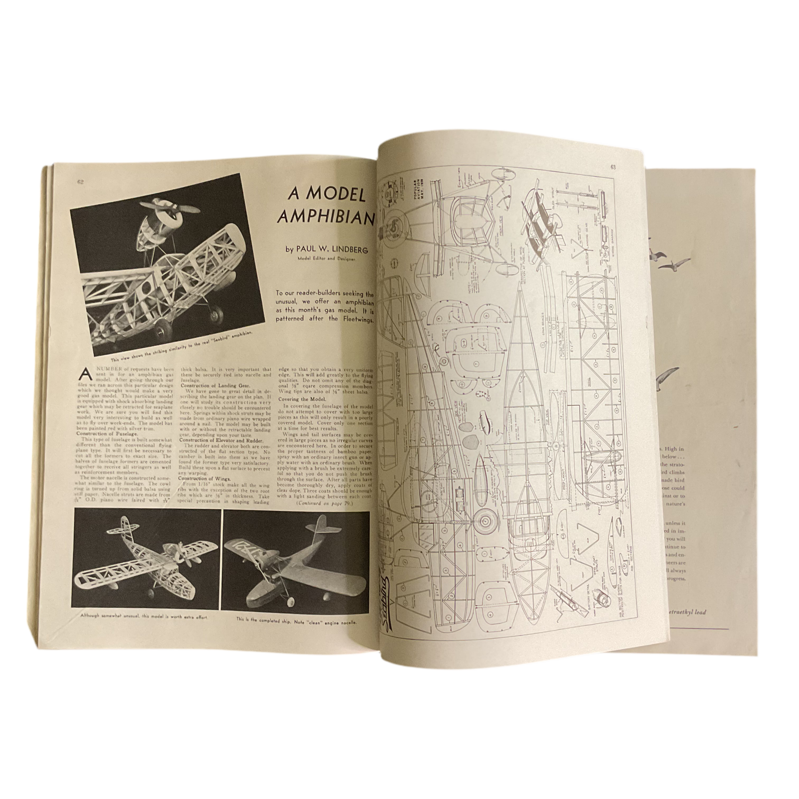 Popular Aviation Magazine May 1939 T Claude Ryan Life Story