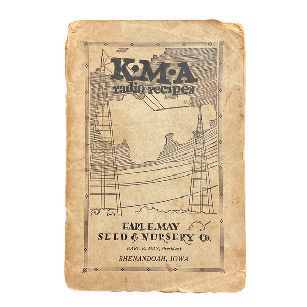 Vintage 1920s Cookbook KMA Radio Recipes Shenandoah Iowa