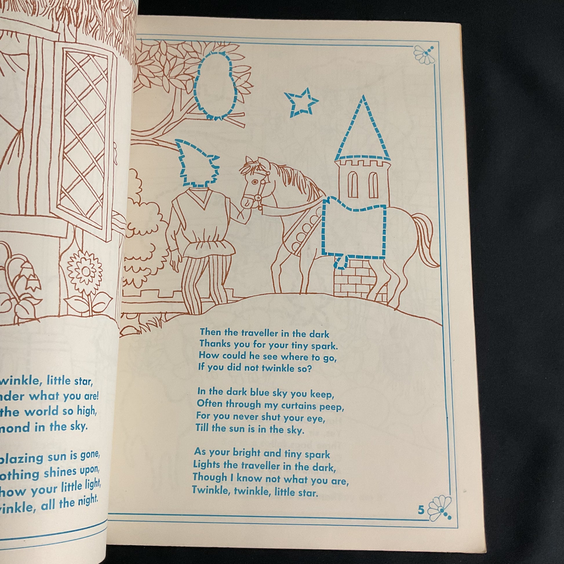 Vintage 1974 Mother Goose Sticker Book 2187 Whitman Unused - Avid Vintage