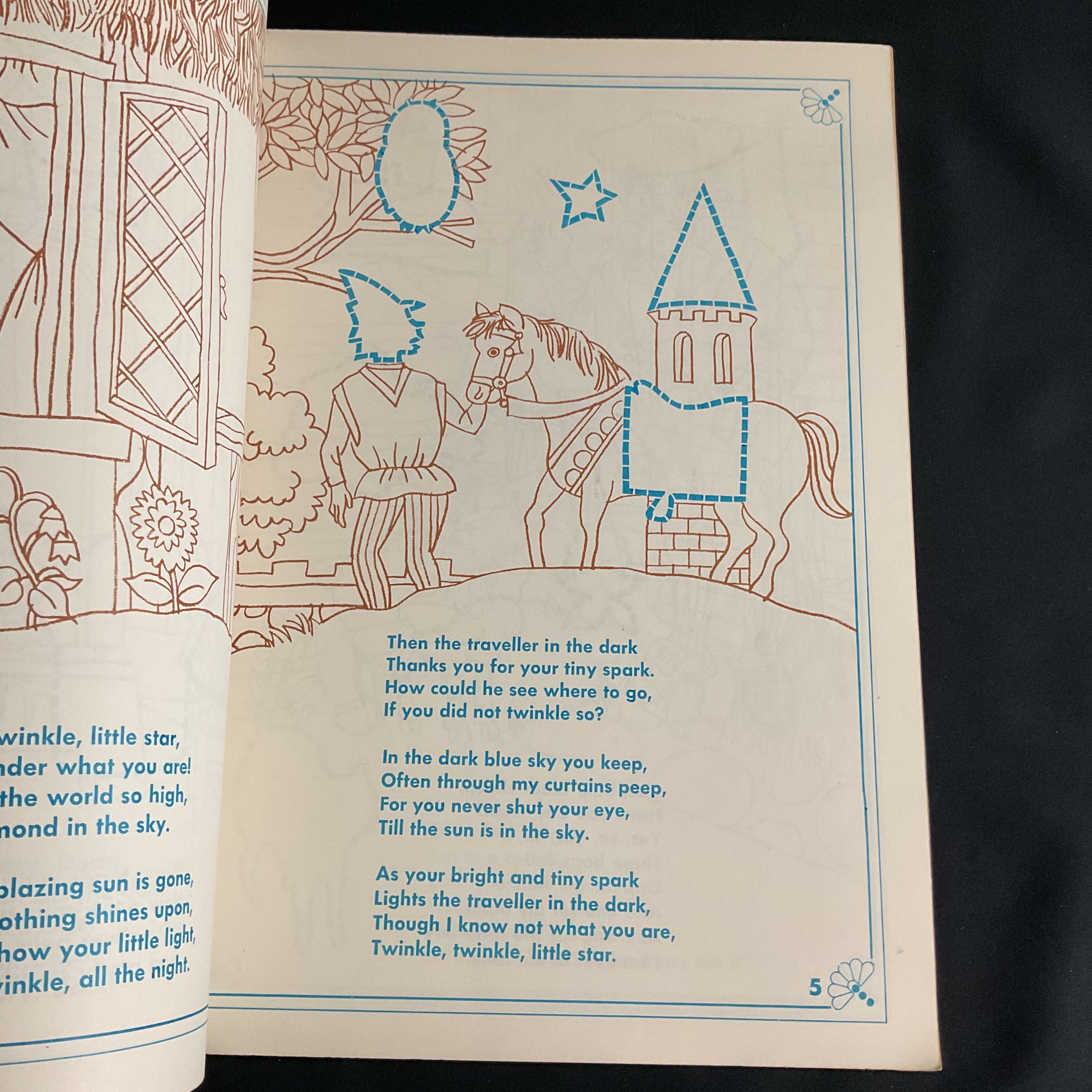 Vintage 1974 Mother Goose Sticker Book 2187 Whitman Unused - Avid Vintage