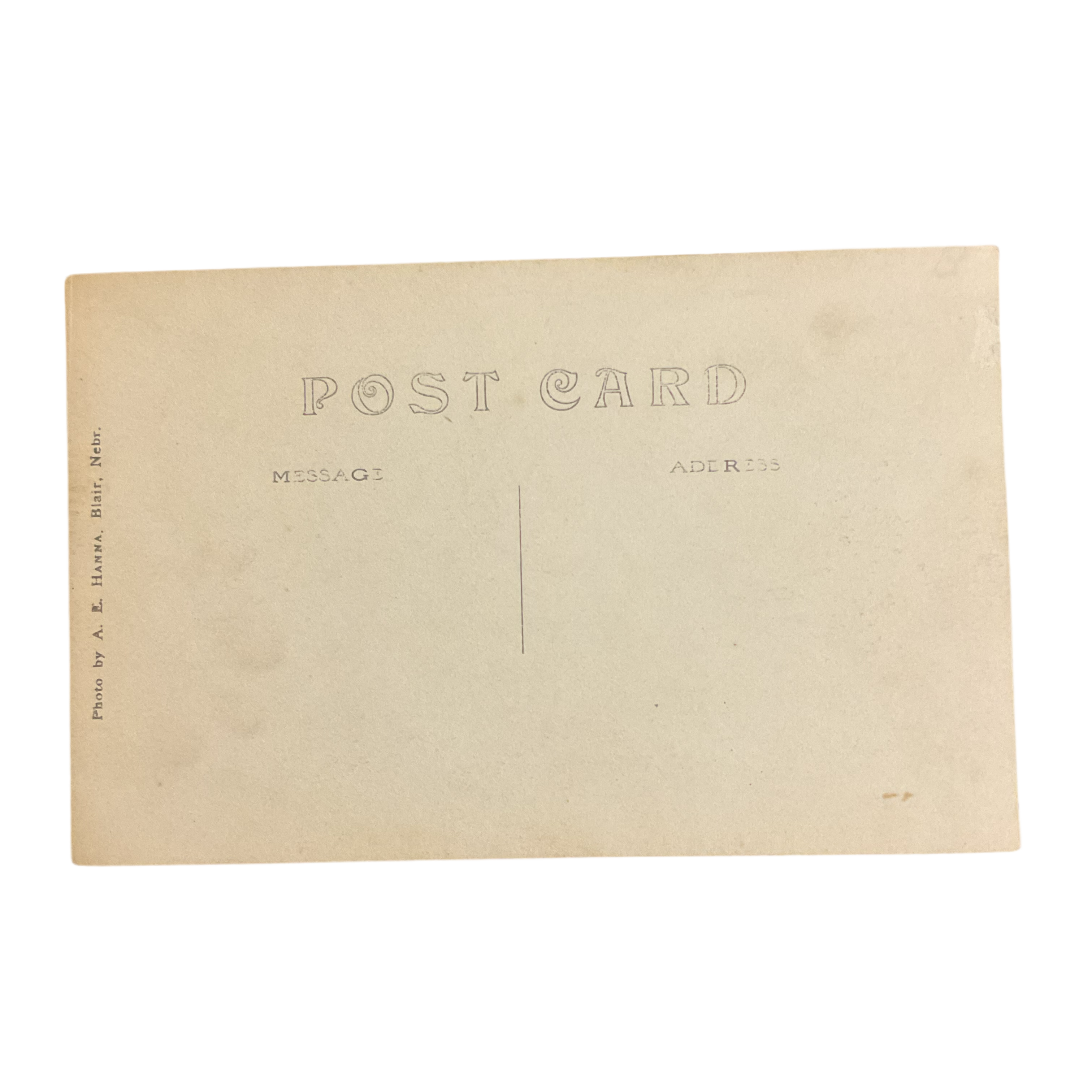 Vintage 1910s Burwell Nebraska Postcard Congregational Church