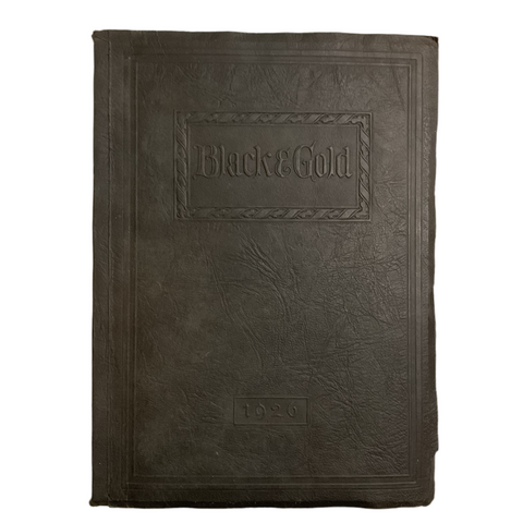 Vintage 1926 Fremont Nebraska Yearbook The Black and Gold