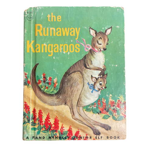 The Runaway Kangaroos Vintage 1959 Childrens Book by Eliza Lewis Junior Elf 8004