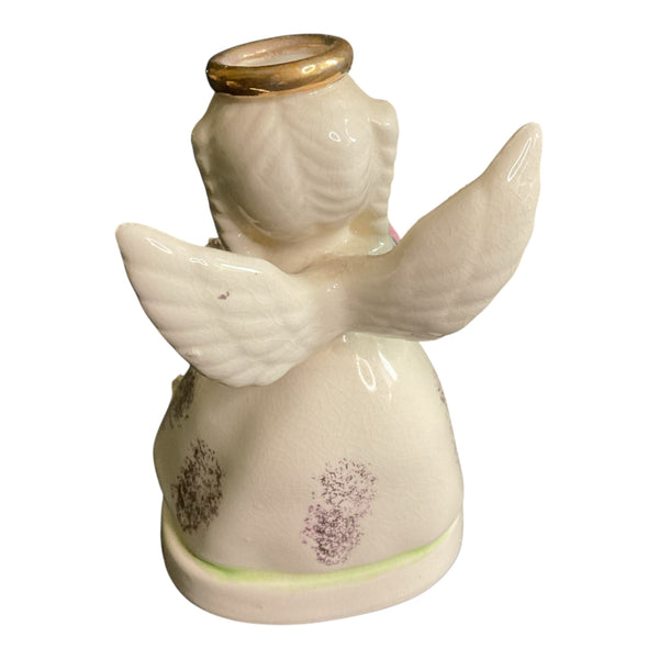 Vintage May Angel Napcoware Japan Ceramic Figurine Spaghetti Trim