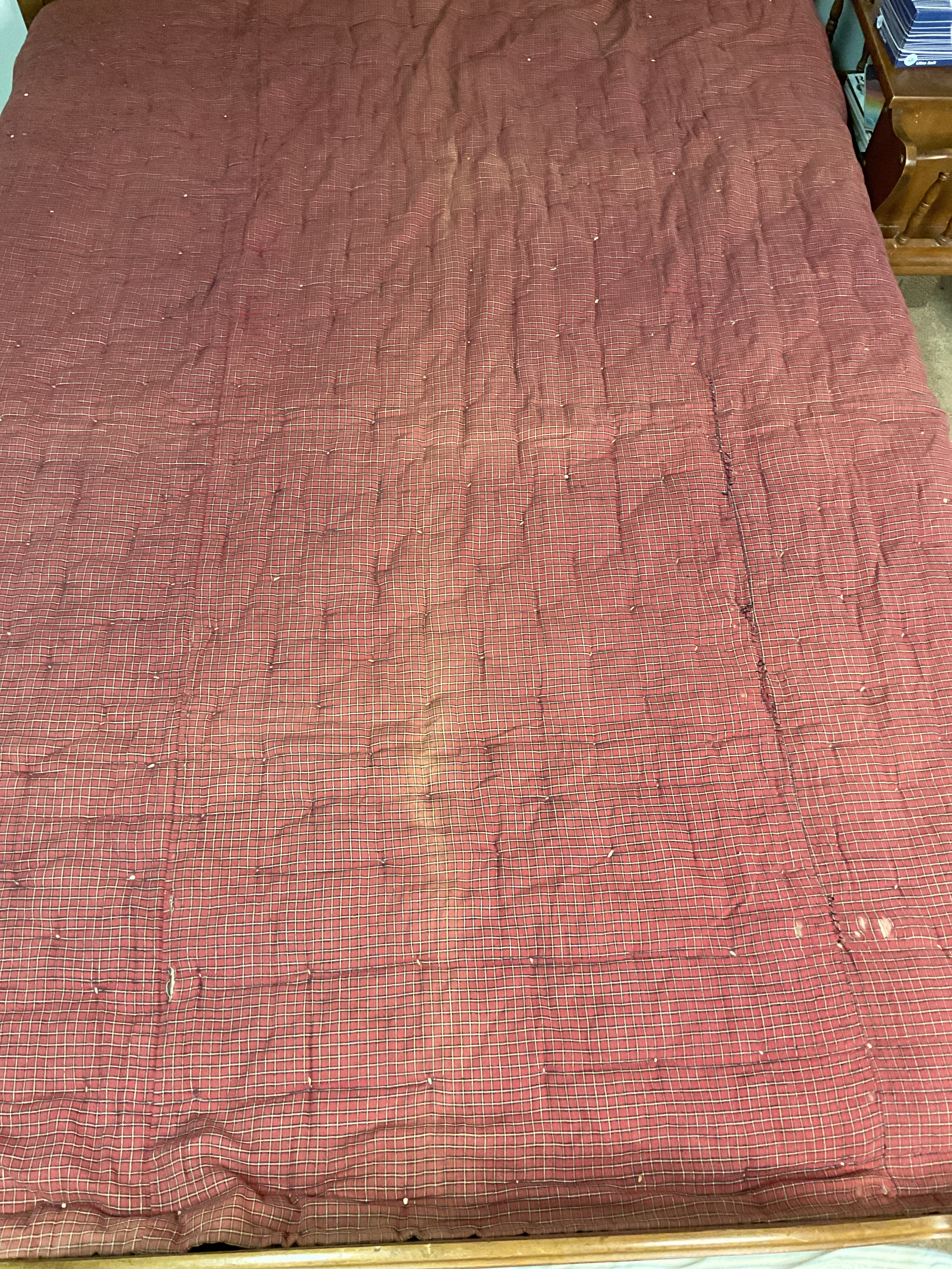 Vintage Patchwork Crazy Quilt Fancy Hand Embroidery Tied