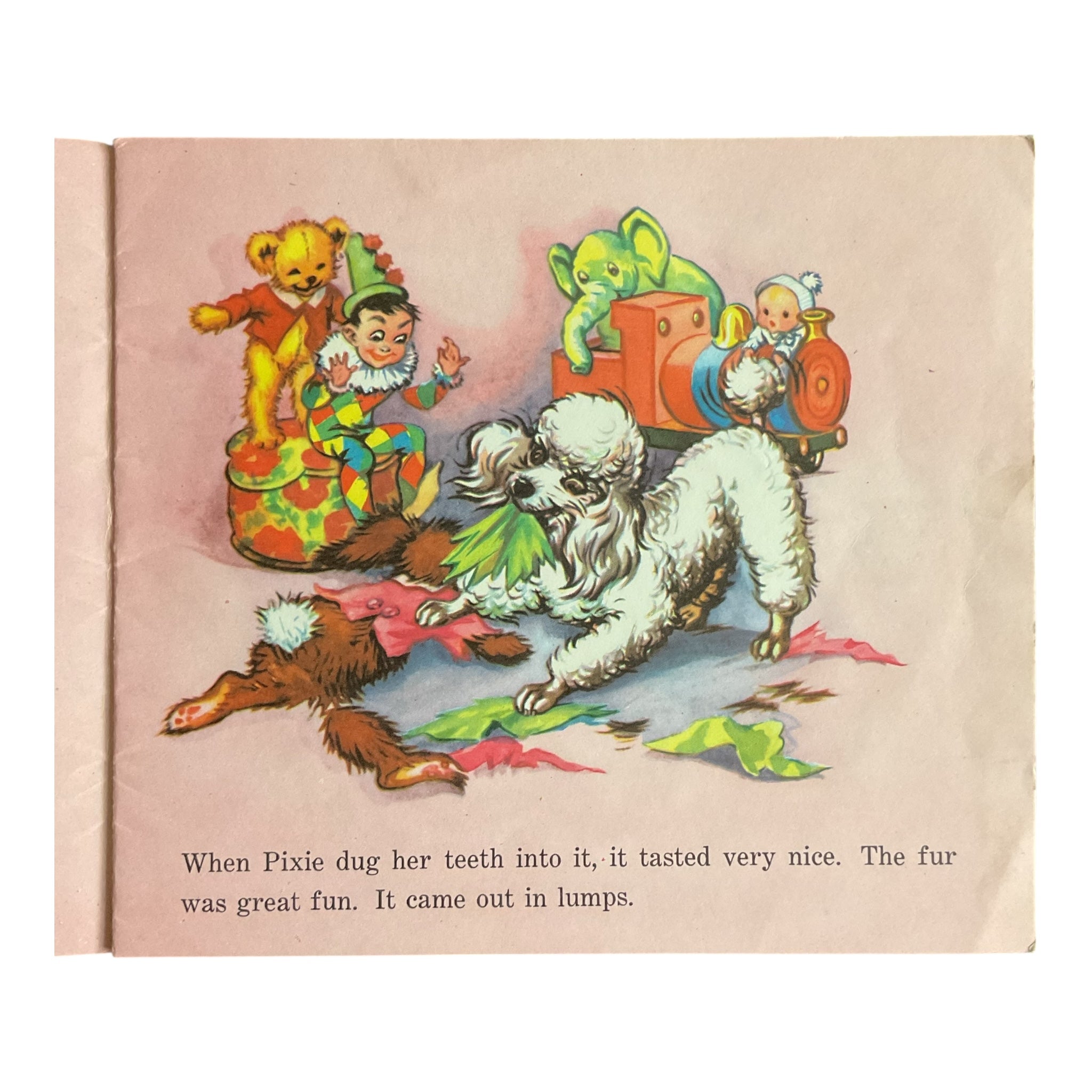 The Naughty Puppy Vintage 1964 Saalfield Softcover Children’s Book