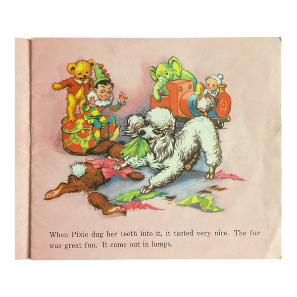 The Naughty Puppy Vintage 1964 Saalfield Softcover Children’s Book