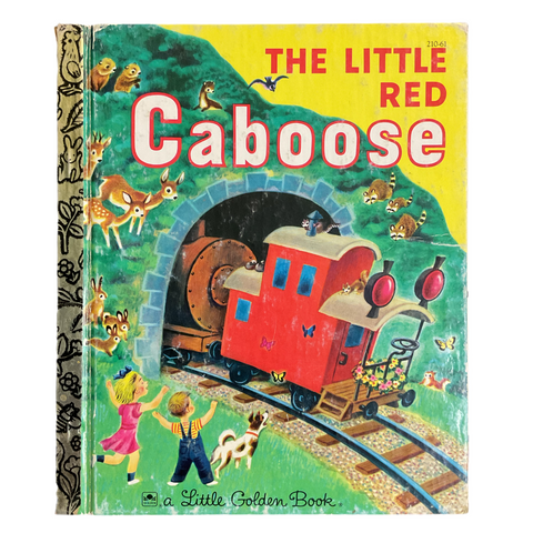 The Little Red Caboose Vintage 1994 Little Golden Book
