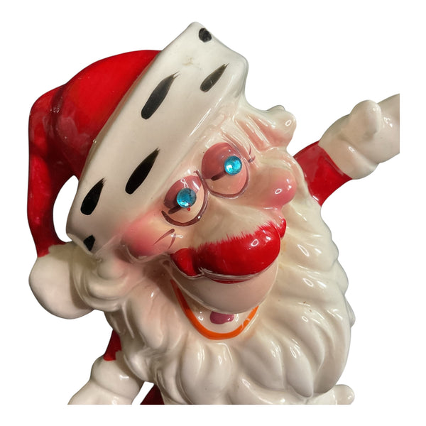 Vintage Kreiss Santa Claus Ceramic Christmas Figurine Japan