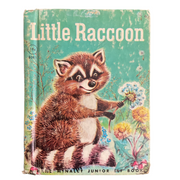 Vintage 1961 Childrens Book Little Raccoon by Mabel Watts Junior Elf 8081