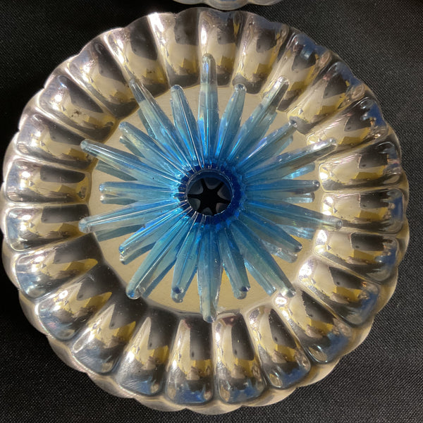 Vintage Atomic Starburst Mid Century Christmas Light Covers Set of 10