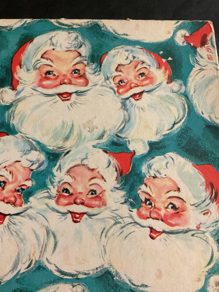 Vintage Christmas Santa Claus Gift Box