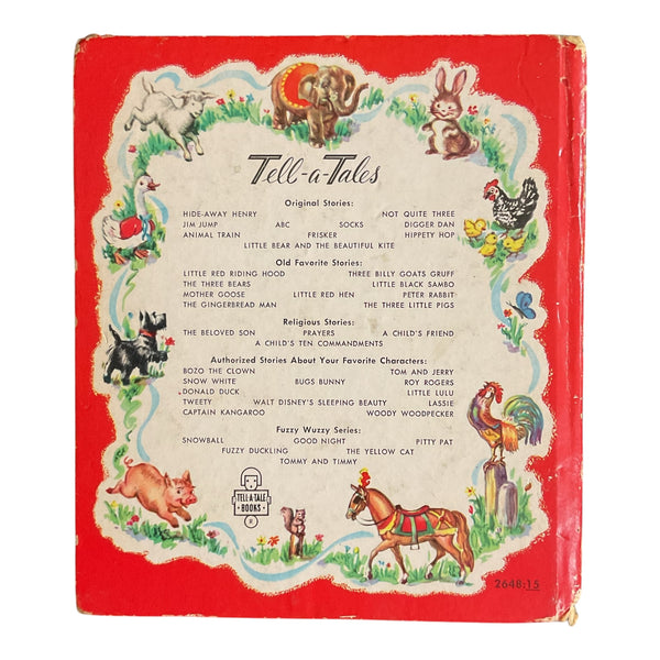 Tom and Jerry Tom’s Happy Birthday 1955 Whitman Children’s Hardcover Book