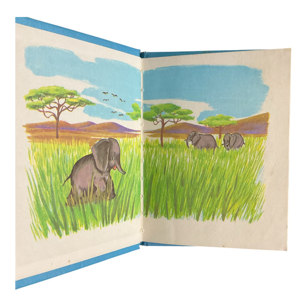 Eddie Elephant Vintage 1968 Whitman Tiny Elf Library Childrens Book