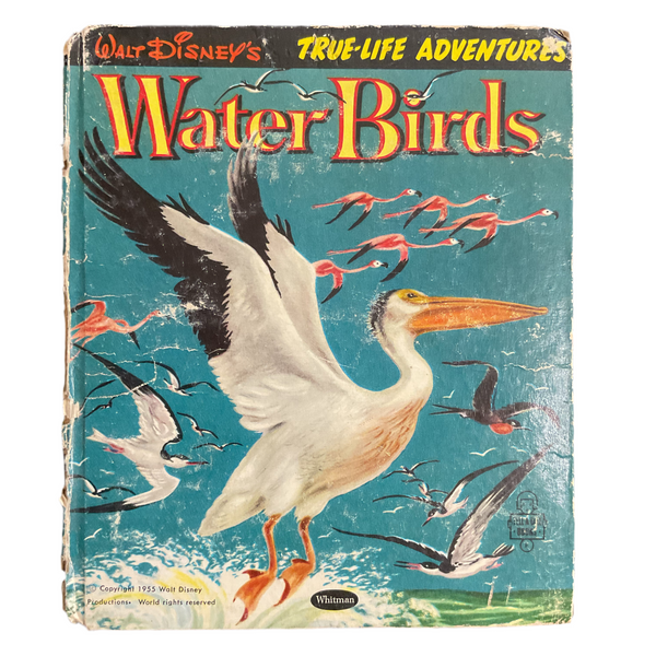 Vintage 1955 Whitman Tell A Tale Childrens Book Water Birds