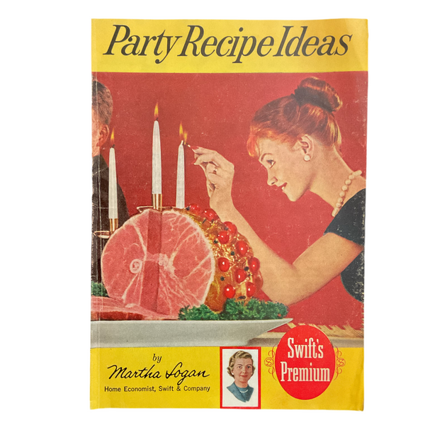 Vintage 1962 Cookbook Swift’s Premium Recipe Booklet by Martha Logan