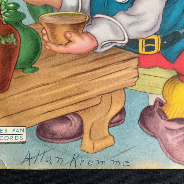 Vintage 1960 Jack and the Beanstalk Peter Pan Record 45 RPM