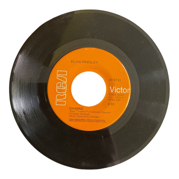 Elvis Charro Movie Vintage 1969 Vintage RCA 47-9731 Vinyl Record 45 RPM
