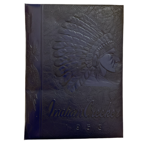Vintage 1953 Diller Nebraska High School Yearbook The Indian Creeker