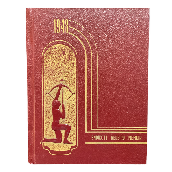Redbird Memoir Vintage 1948 Endicott Nebraska School Yearbook Photos History