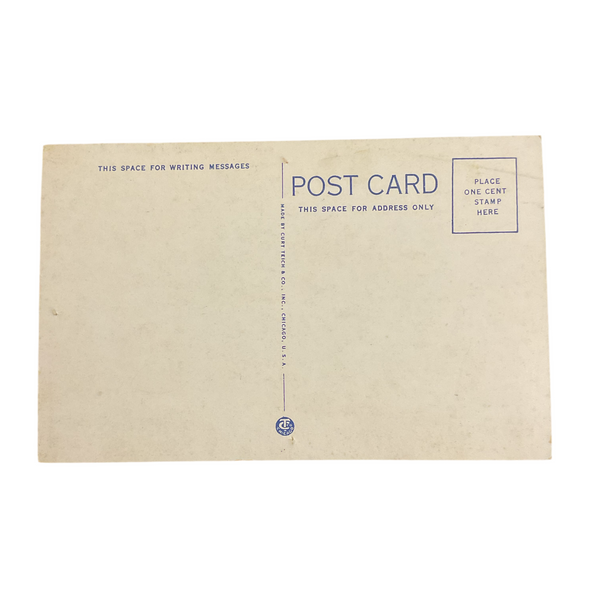 Fairbury Nebraska Post Office Postcard Vintage Town View