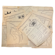 10 Vintage Original Kansas City Star Newspaper 1930s Quilt Patterns Clippings