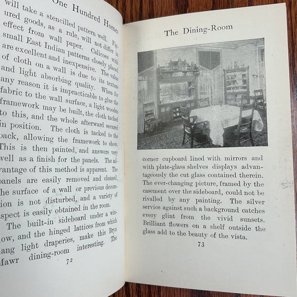 Inside of a Hundred Homes 1904 Hardcover Book William M Johnson Interiors