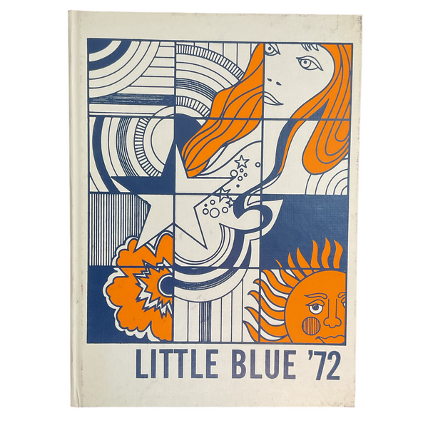 The Little Blue Vintage 1972 Fairbury Nebraska College Yearbook Photos History