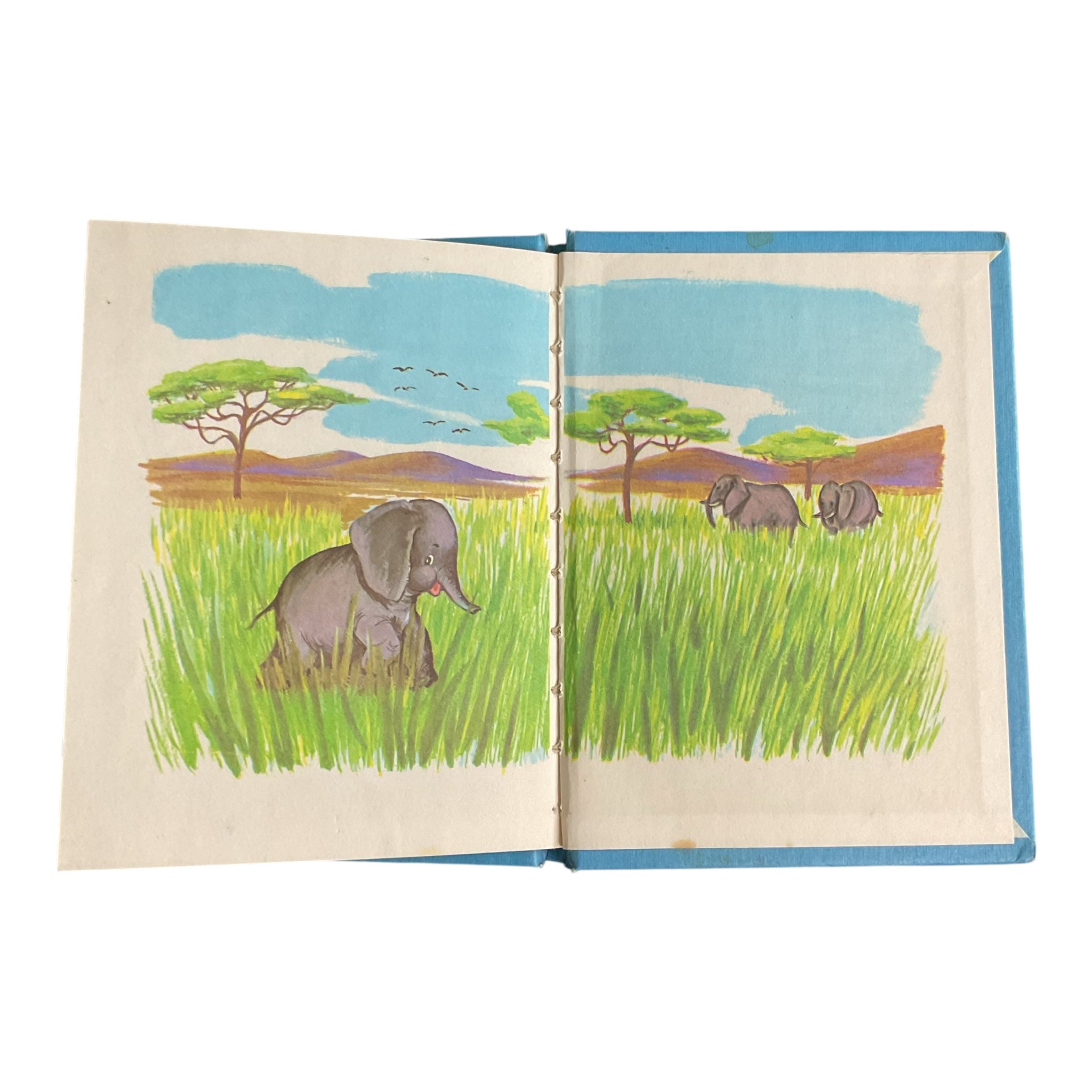 Eddie Elephant Vintage 1968 Whitman Tiny Elf Library Childrens Book - Avid Vintage