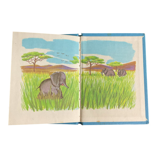 Eddie Elephant Vintage 1968 Whitman Tiny Elf Library Childrens Book