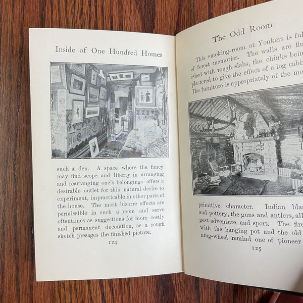 Inside of a Hundred Homes 1904 Hardcover Book William M Johnson Interiors