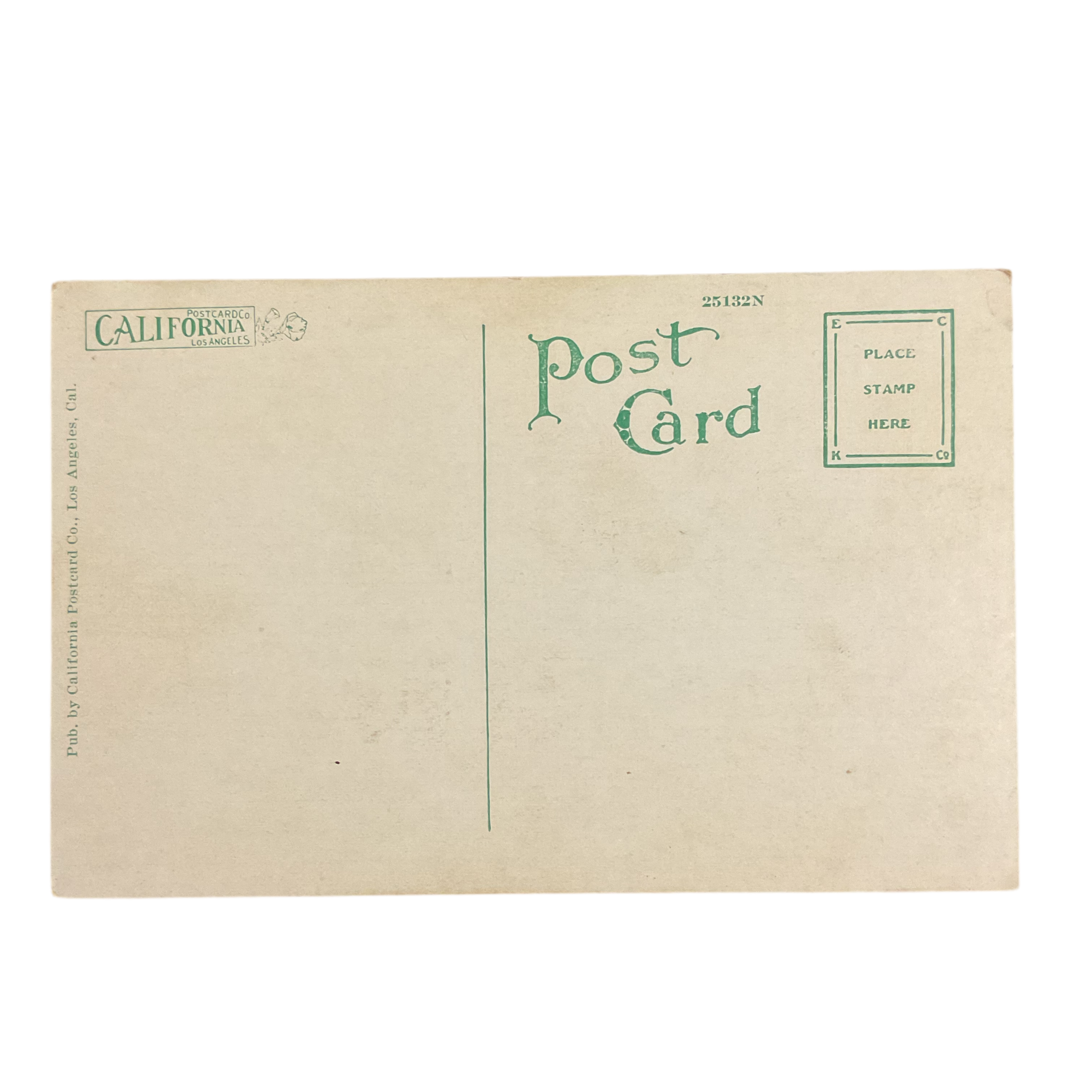 Vintage Post Card Electric Tram Ocean Park Venice California - Avid Vintage