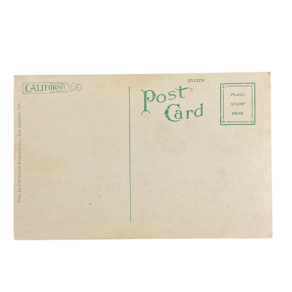 Vintage Post Card Electric Tram Ocean Park Venice California