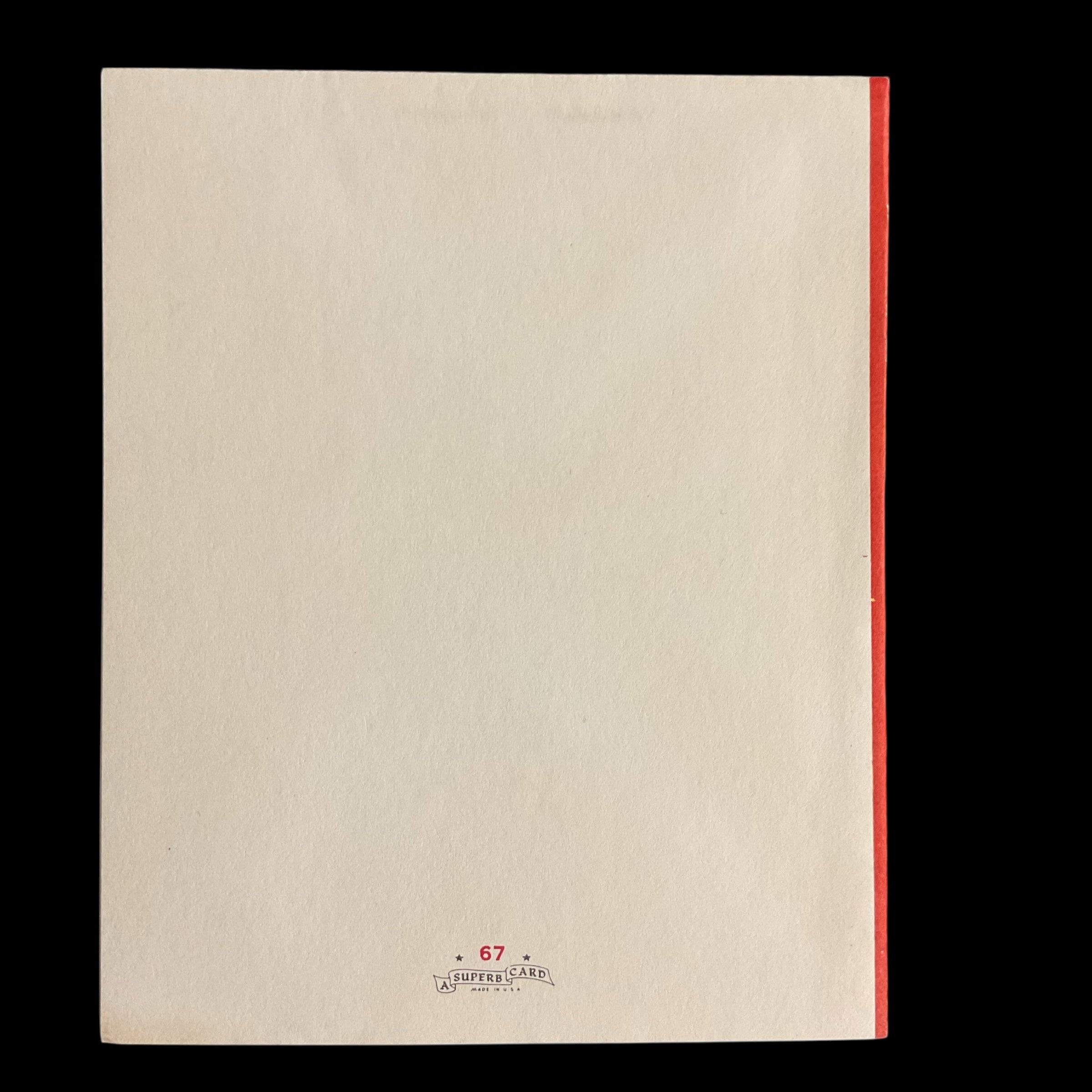 Vintage Christmas Card Santa Train Reindeer USED