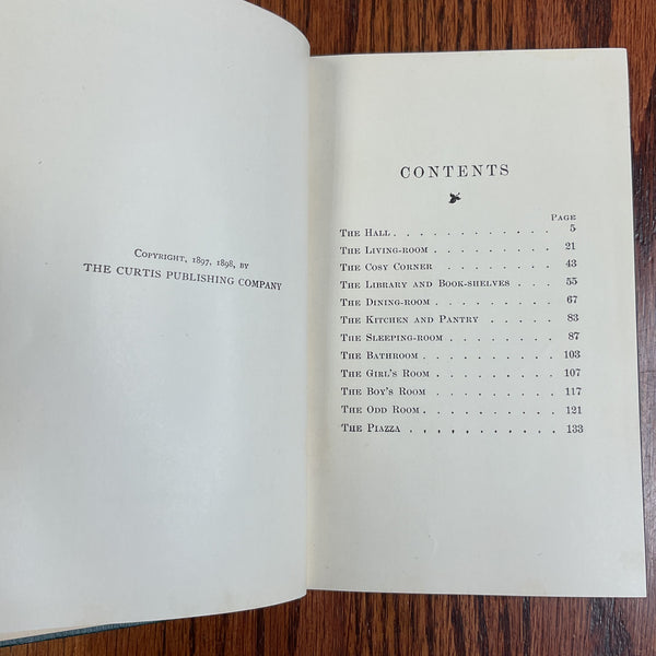 Inside of a Hundred Homes 1904 Hardcover Book William M Johnson Interiors