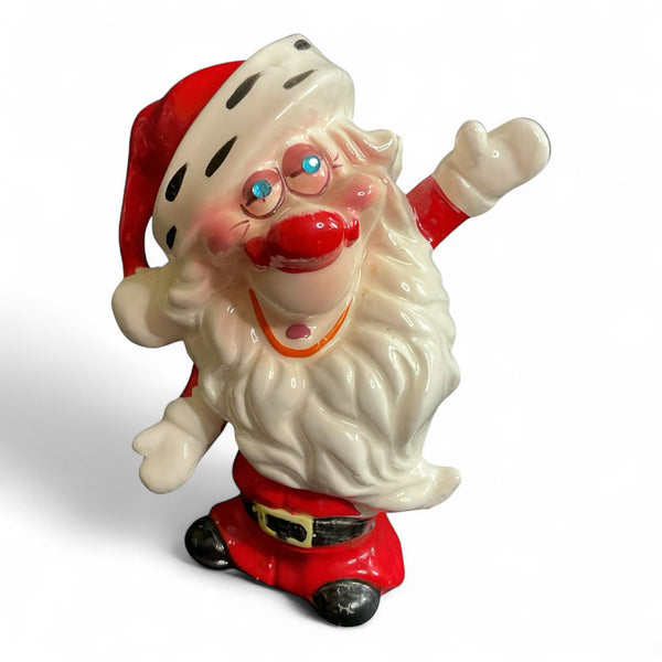 Vintage Kreiss Santa Claus Ceramic Christmas Figurine Japan