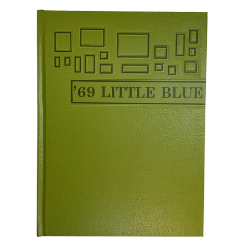 The Little Blue Vintage 1969 Fairbury Nebraska College Yearbook Photos History