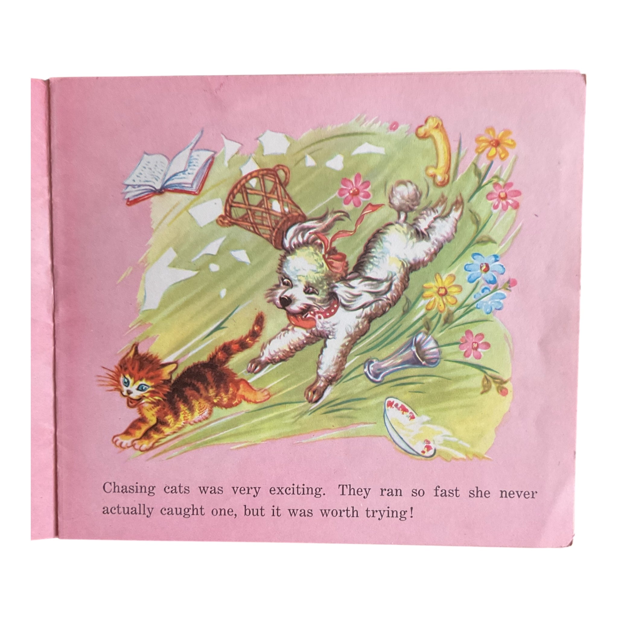 The Naughty Puppy Vintage 1964 Saalfield Softcover Children’s Book