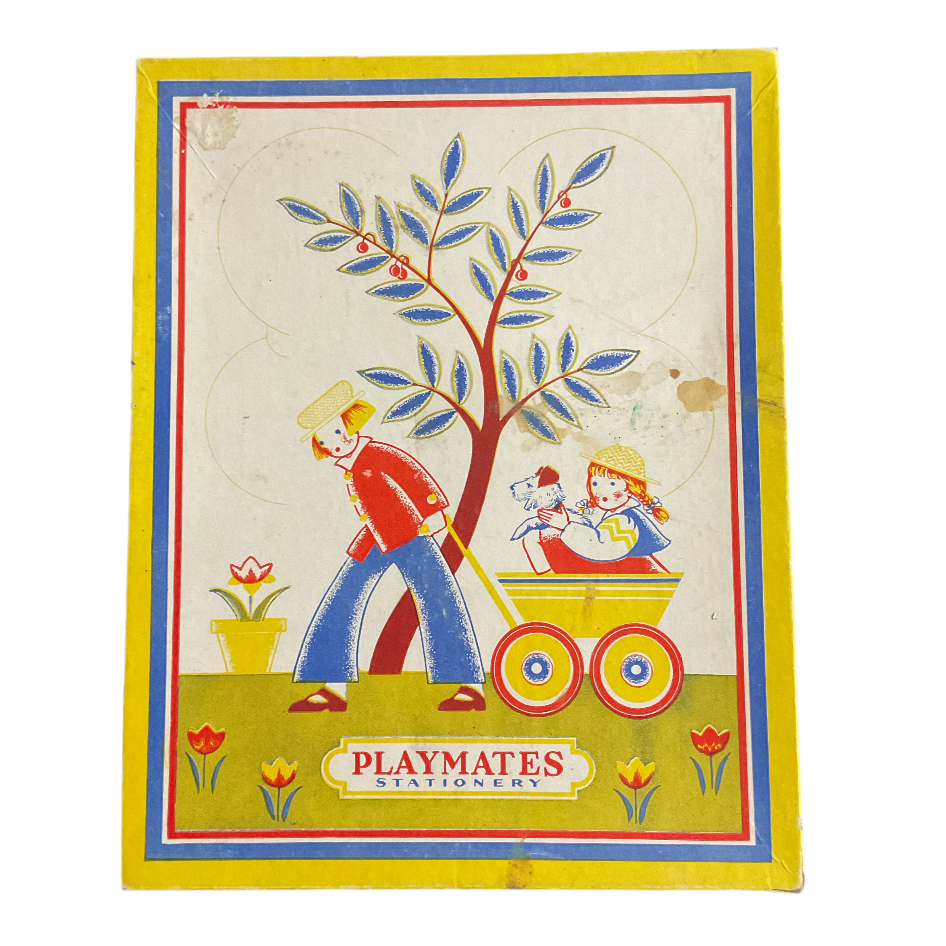 Vintage 1940s Boxed Set Playmates Stationery for Children - Avid Vintage