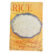 Vintage 1937 Cookbook RICE 200 Delightful Ways to Serve It Rice Dish Recipes