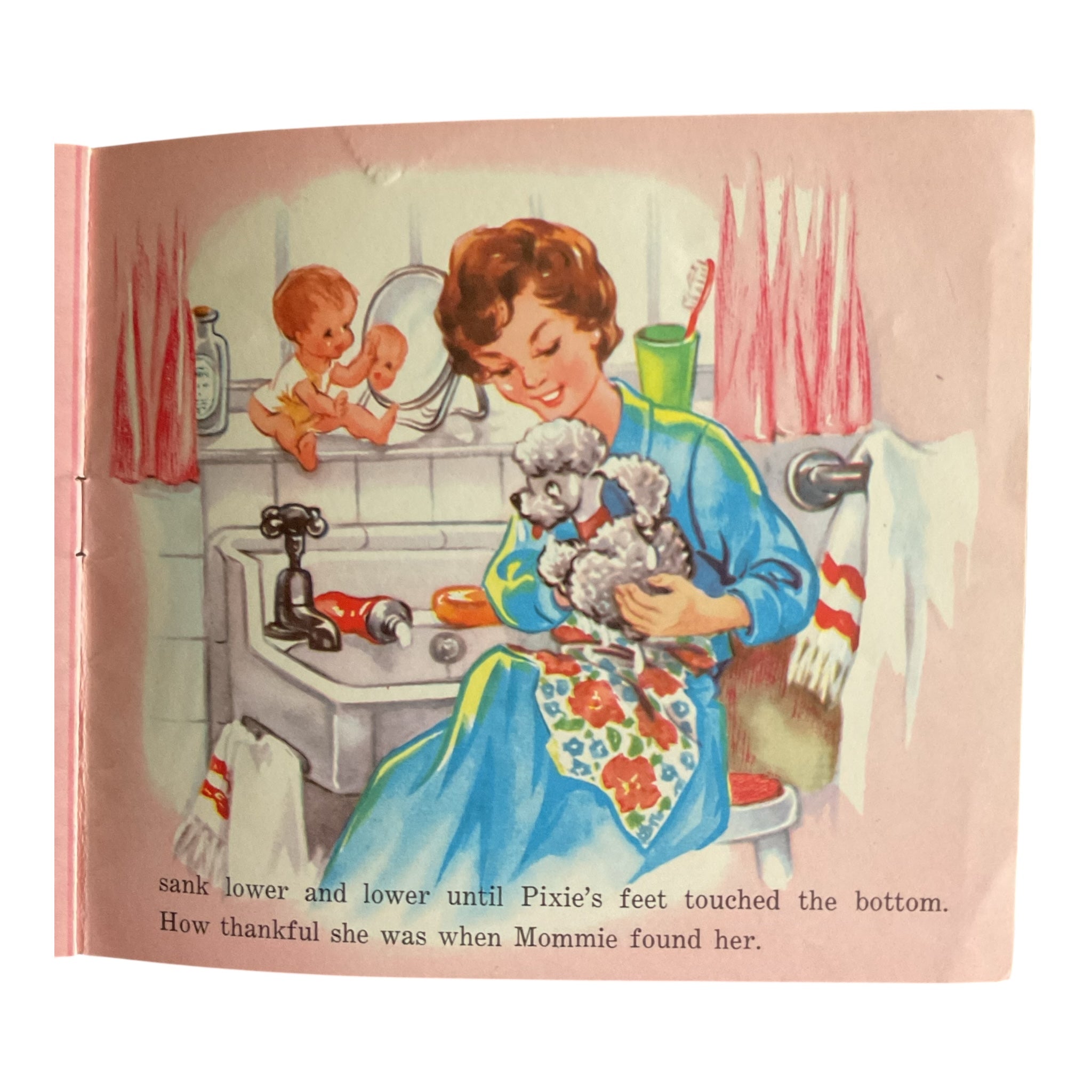 The Naughty Puppy Vintage 1964 Saalfield Softcover Children’s Book