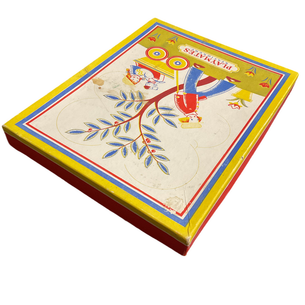 Vintage 1940s Boxed Set Playmates Stationery for Children