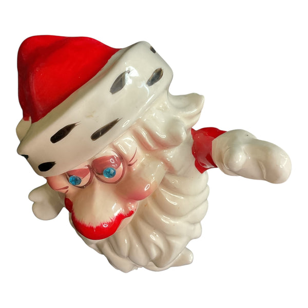 Vintage Kreiss Santa Claus Ceramic Christmas Figurine Japan