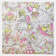 Vintage 1970s Wedding Wrapping Paper Sheet Bride Gifts Cake