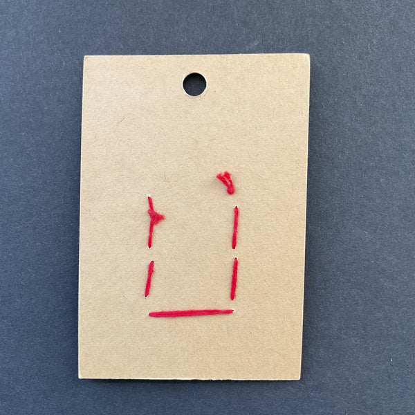 Vintage Le Chic Clear Crystal Buttons 9/16 on Card 5588 Germany