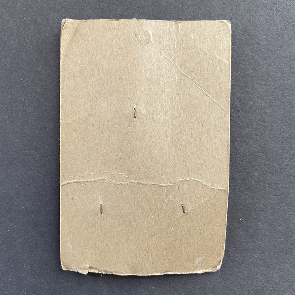 Vintage Elegant Plastic Shank Buttons Red and Pink 3 on Card